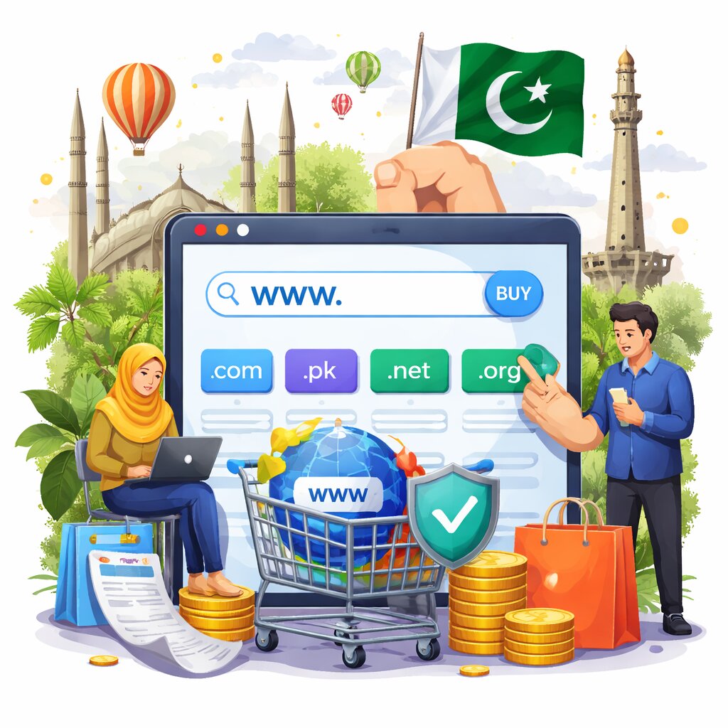 how to buy domain in pakistan