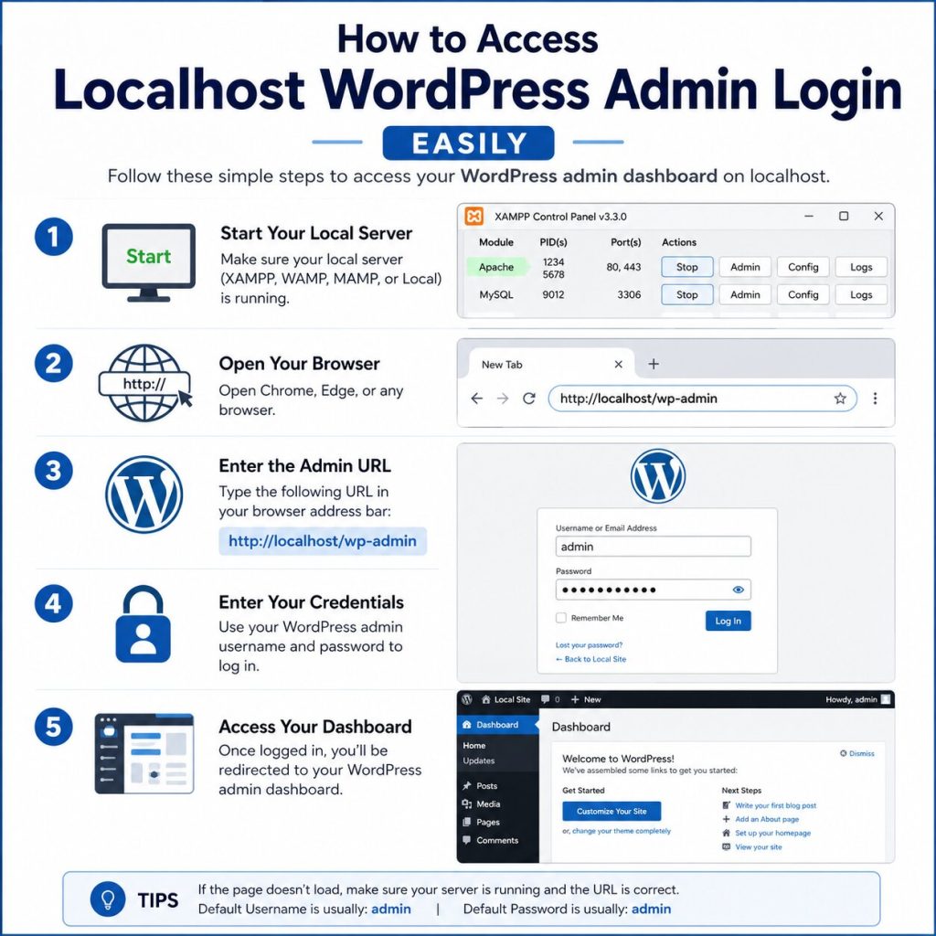 How to Access Localhost WordPress Admin Login Easily How to Access Localhost WordPress Admin Login Easily