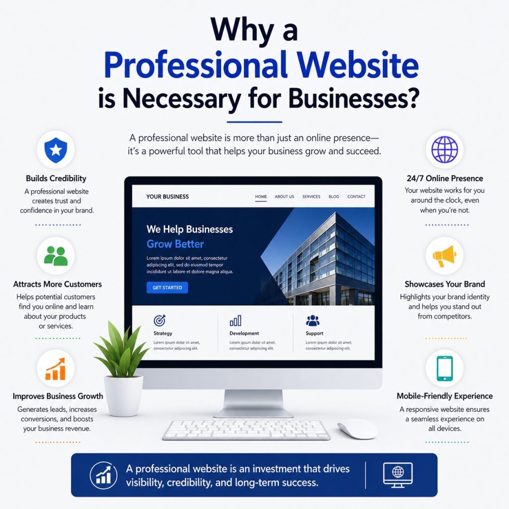 Why a Professional Website is Necessary for Businesses? Why a Professional Website is Necessary for Businesses?