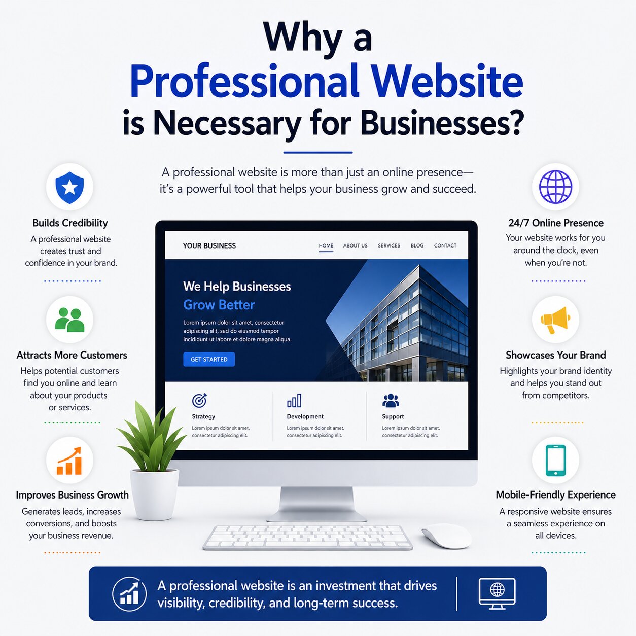 Why a Professional Website is Necessary for Businesses?